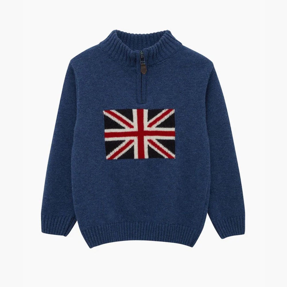 Trotters Union Jack Zip Up 2T